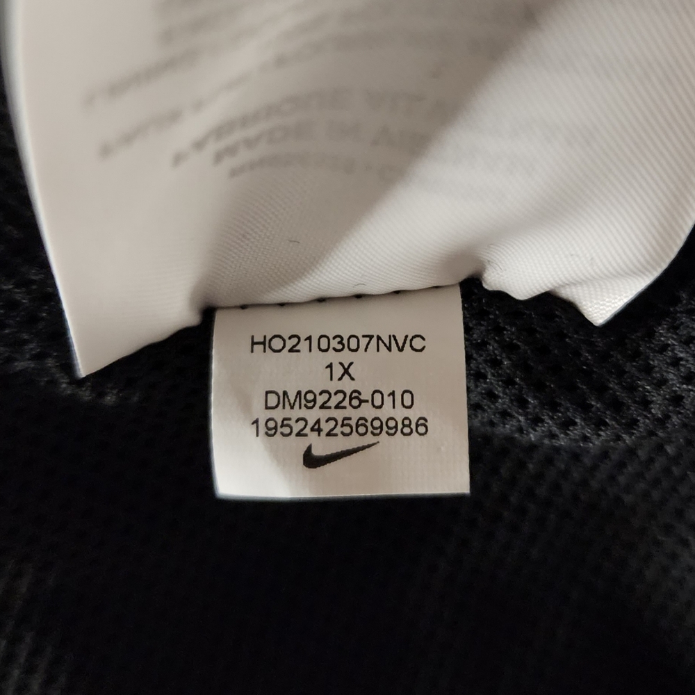 Nike Womens Sz 1x NSW Sportswear Swoosh Full-Zip Jacket Sherpa Faux Fur Black - Picture 12 of 12